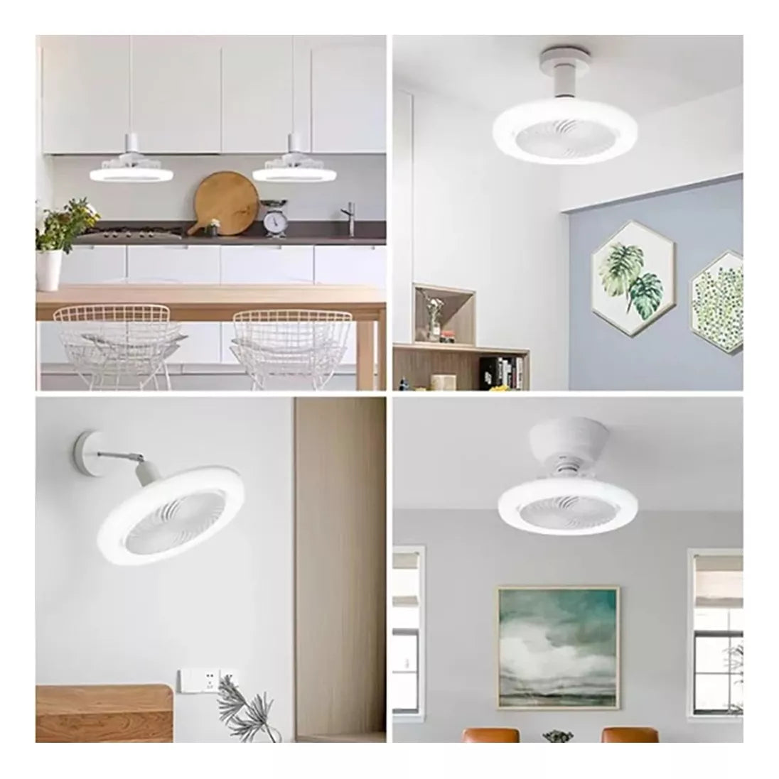 🌬️💡 BOMBILLO LED CON VENTILADOR 2 EN 1